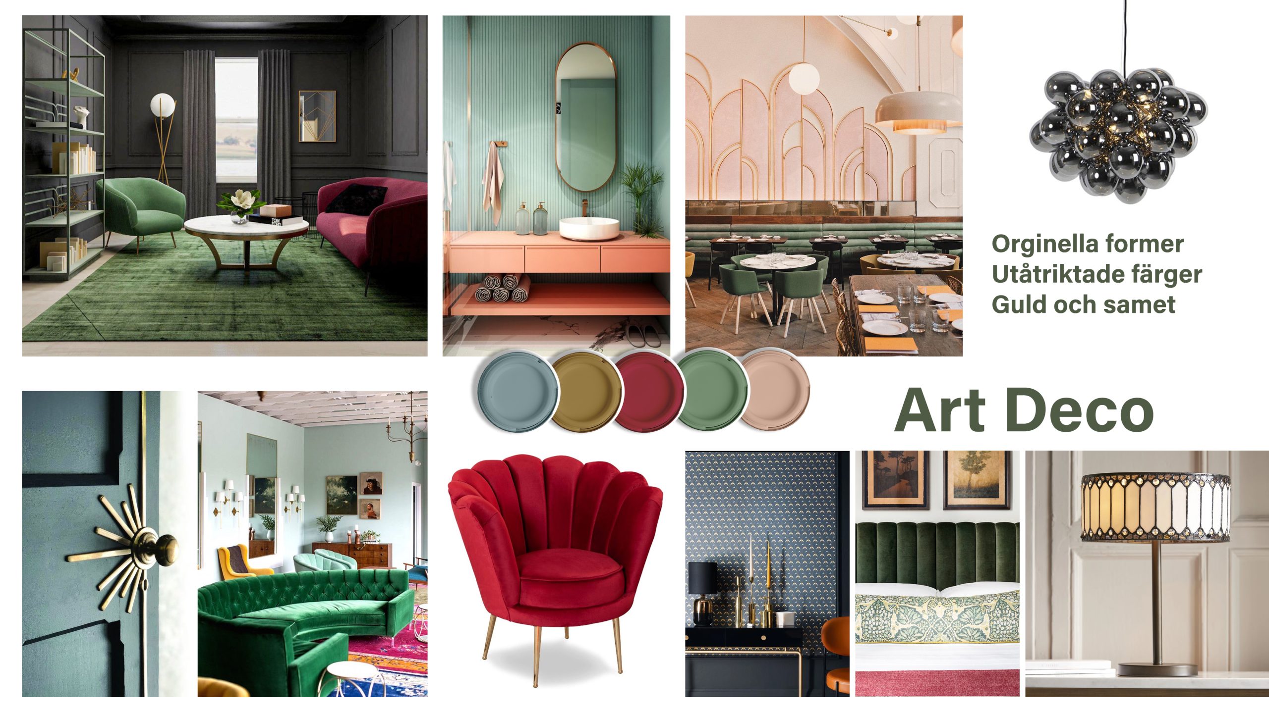 Moodboard art deco