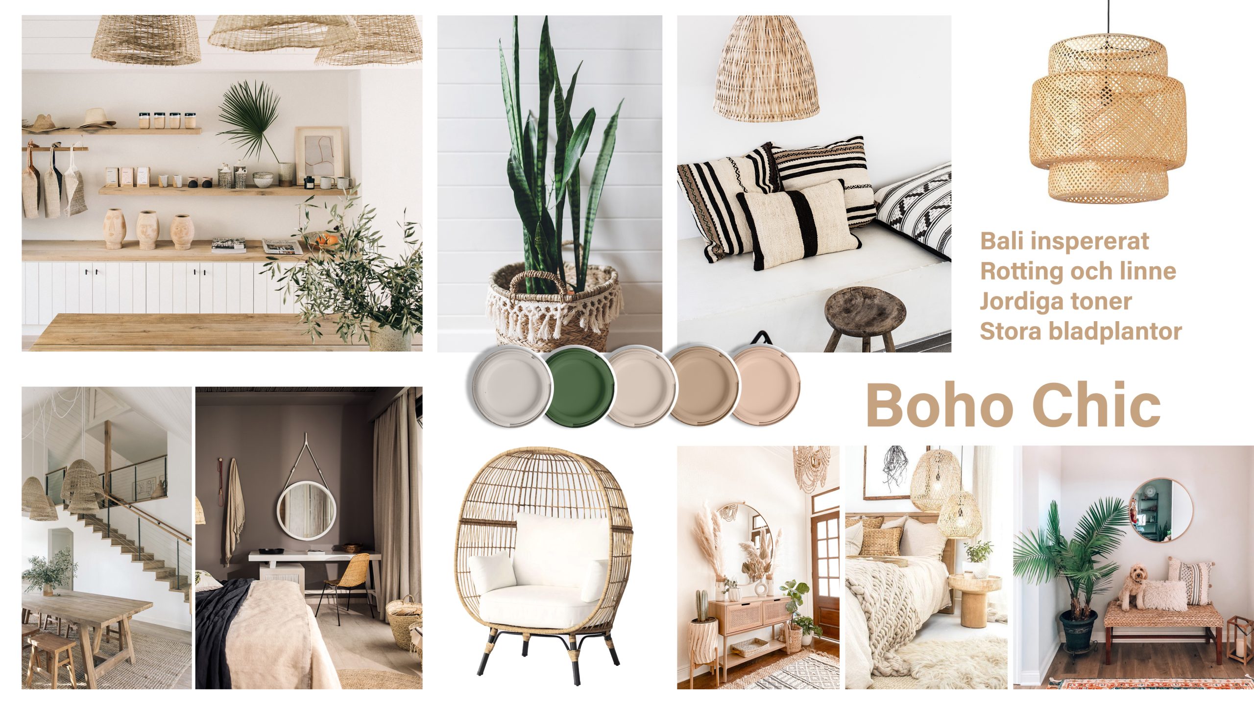 Moodboard boho chic